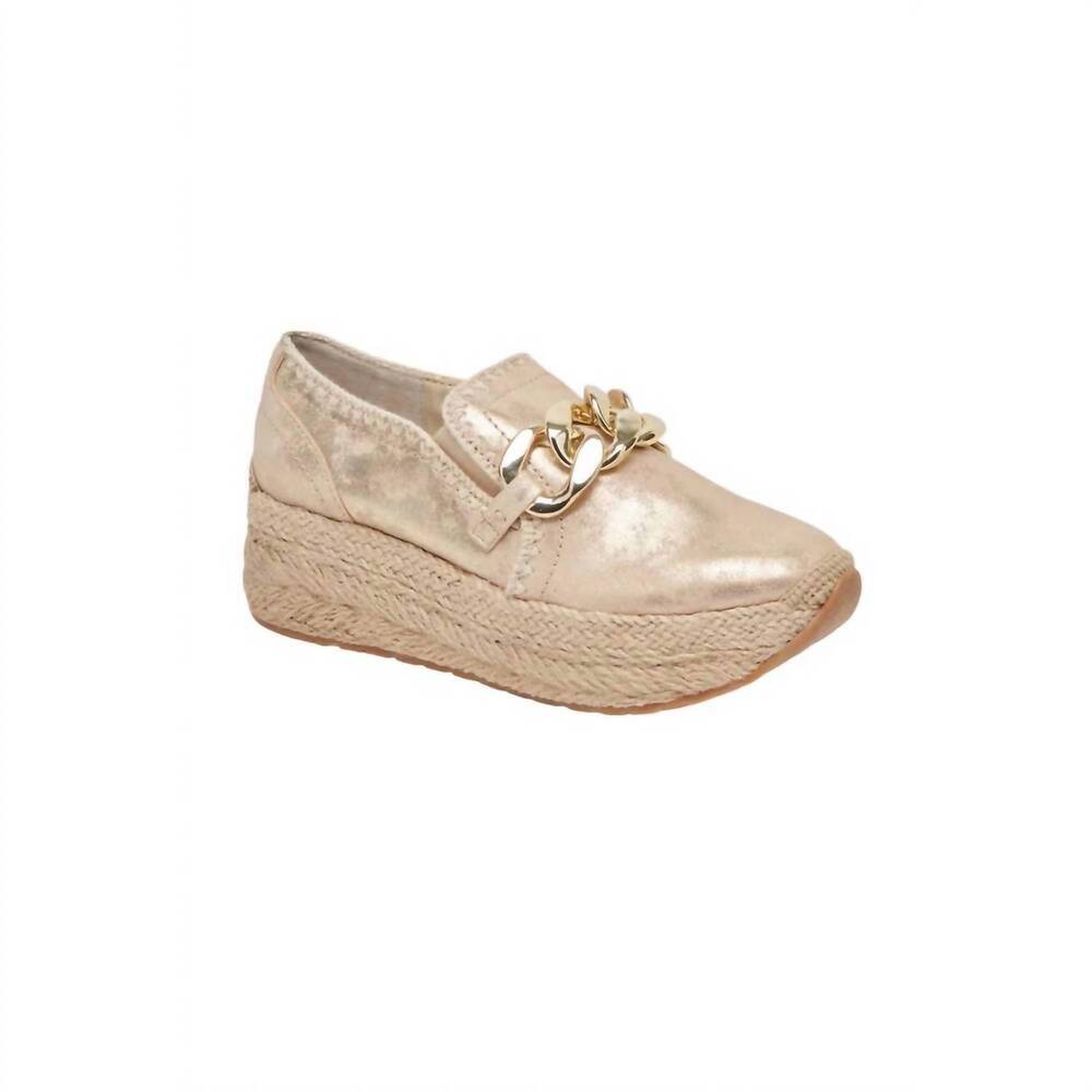 NEW DOLCE VITA women's jhenee espadrille in light gold